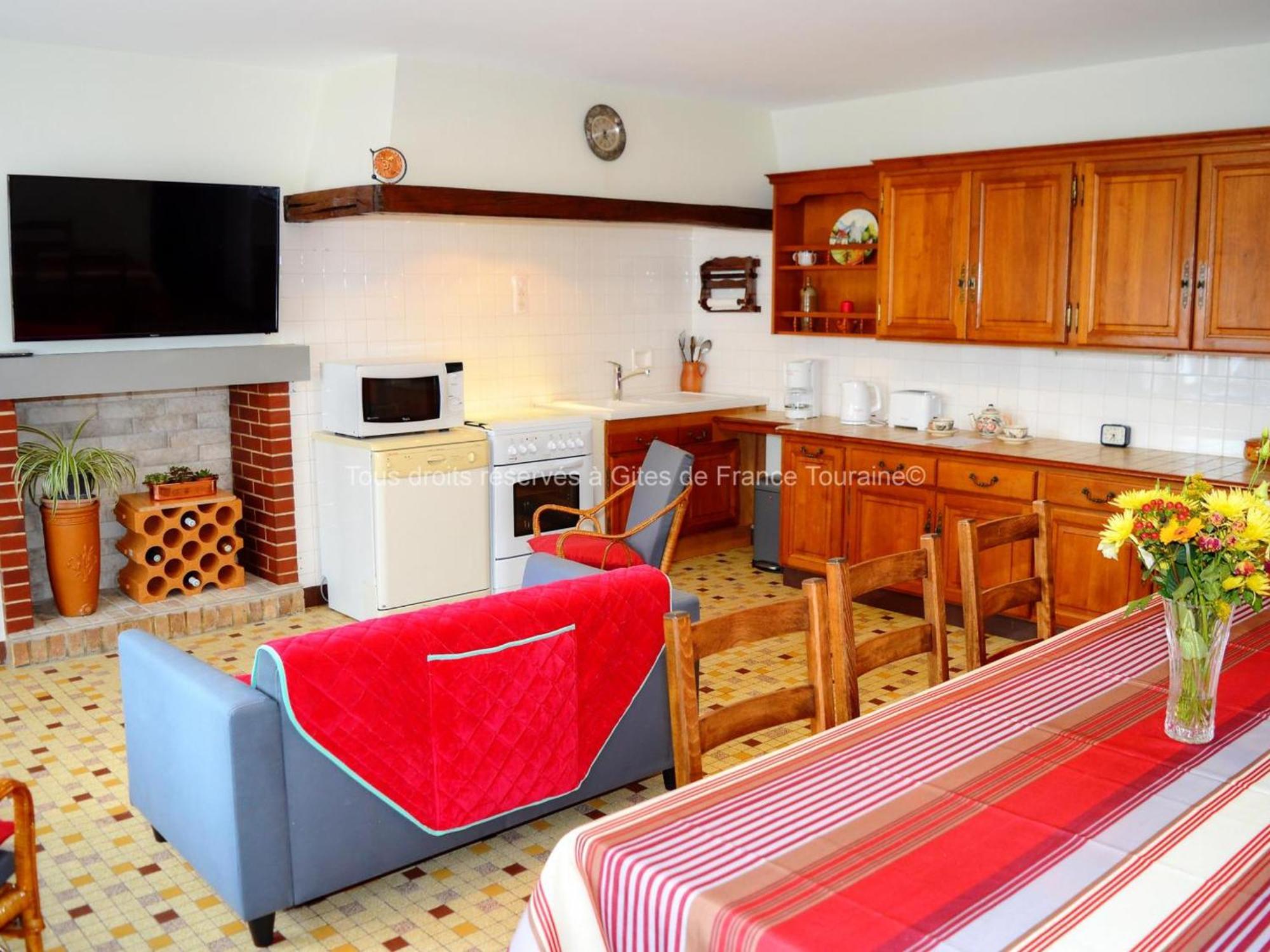 Gite Charmant Pres De Tours Et Amboise Avec Wi-Fi, Cour Privative, Garage A Velos, Accepte Animaux - Fr-1-381-503 Vernou-sur-Brenne Zewnętrze zdjęcie